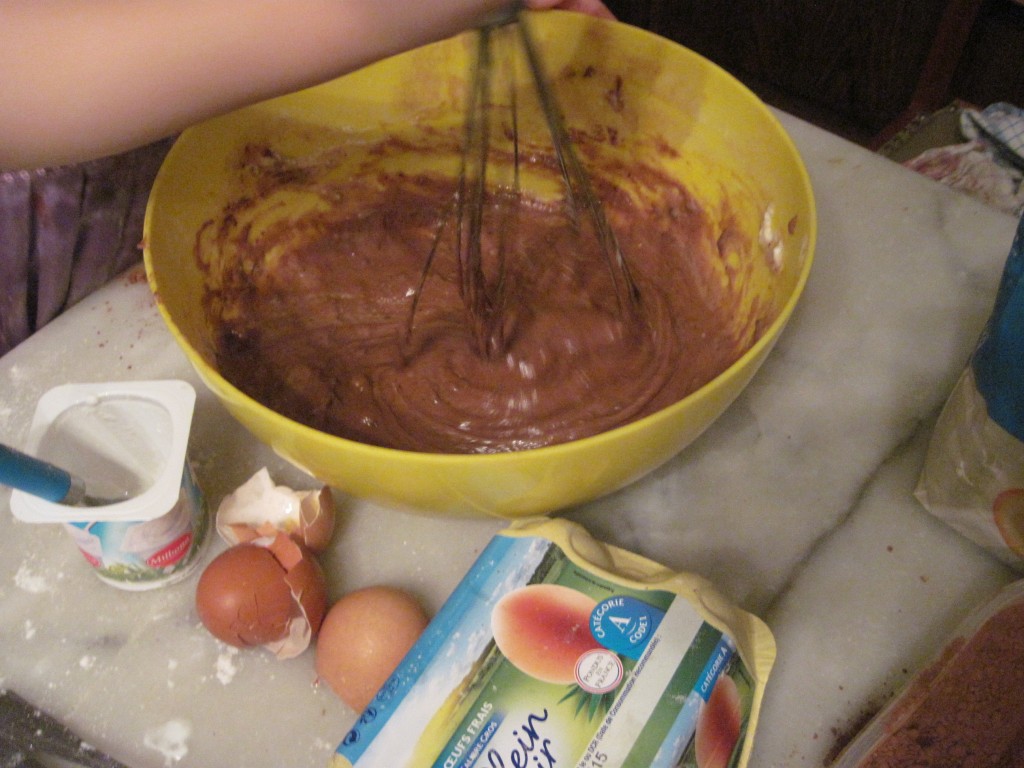 pâte à gâteau chocolat